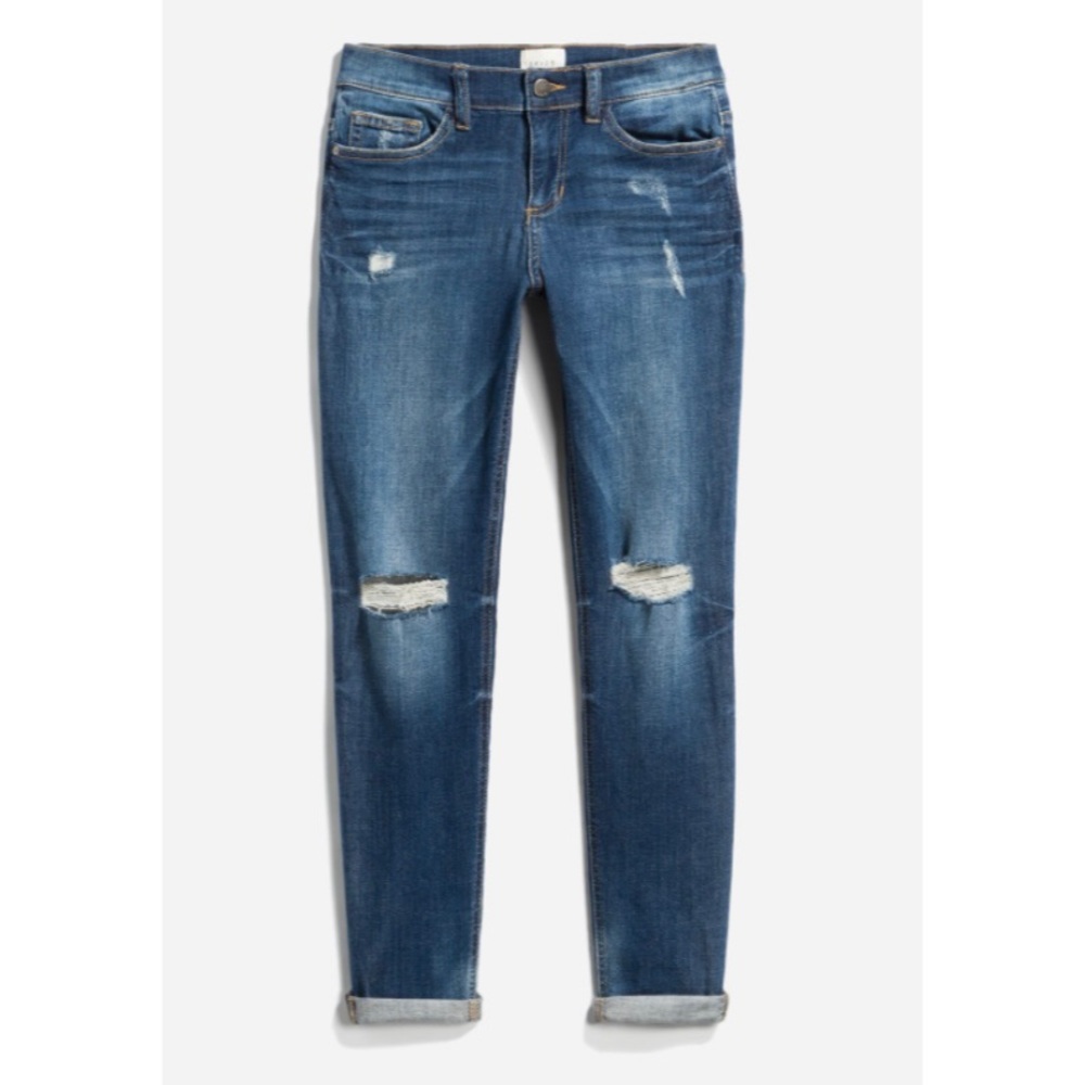 Carrie distressed girlfriend jeans